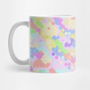Funky Pastel Rainbow Geometric Mug